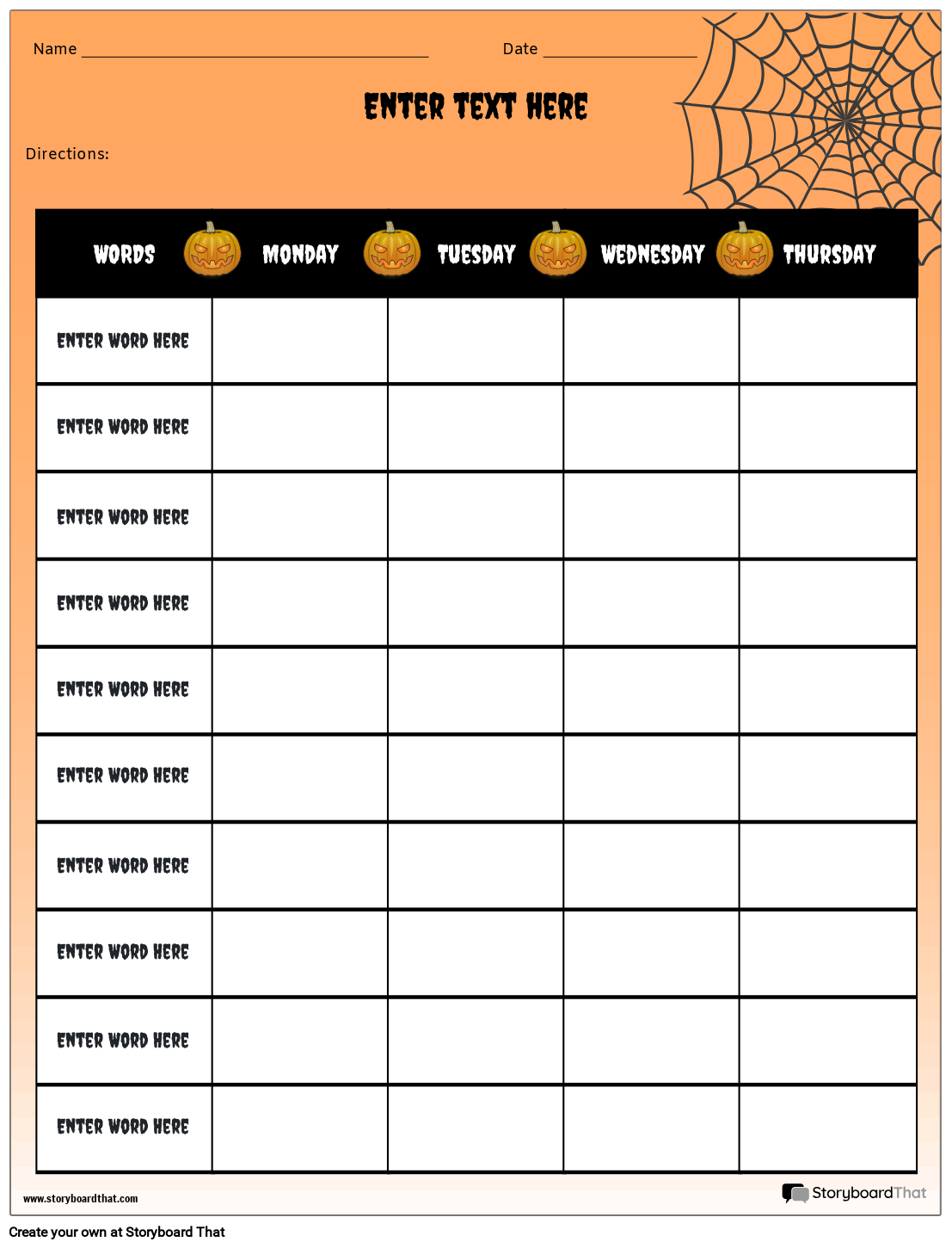 Free Spelling Practice Worksheets Maker Online