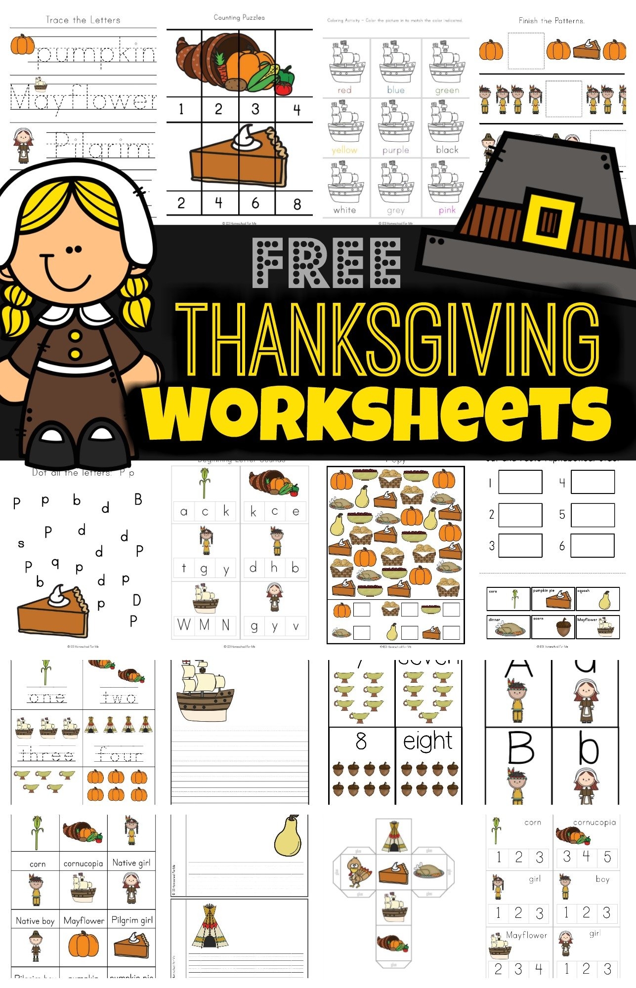 Thanksgiving Math Printable Preschool Thanksgiving Math Printable Preschool