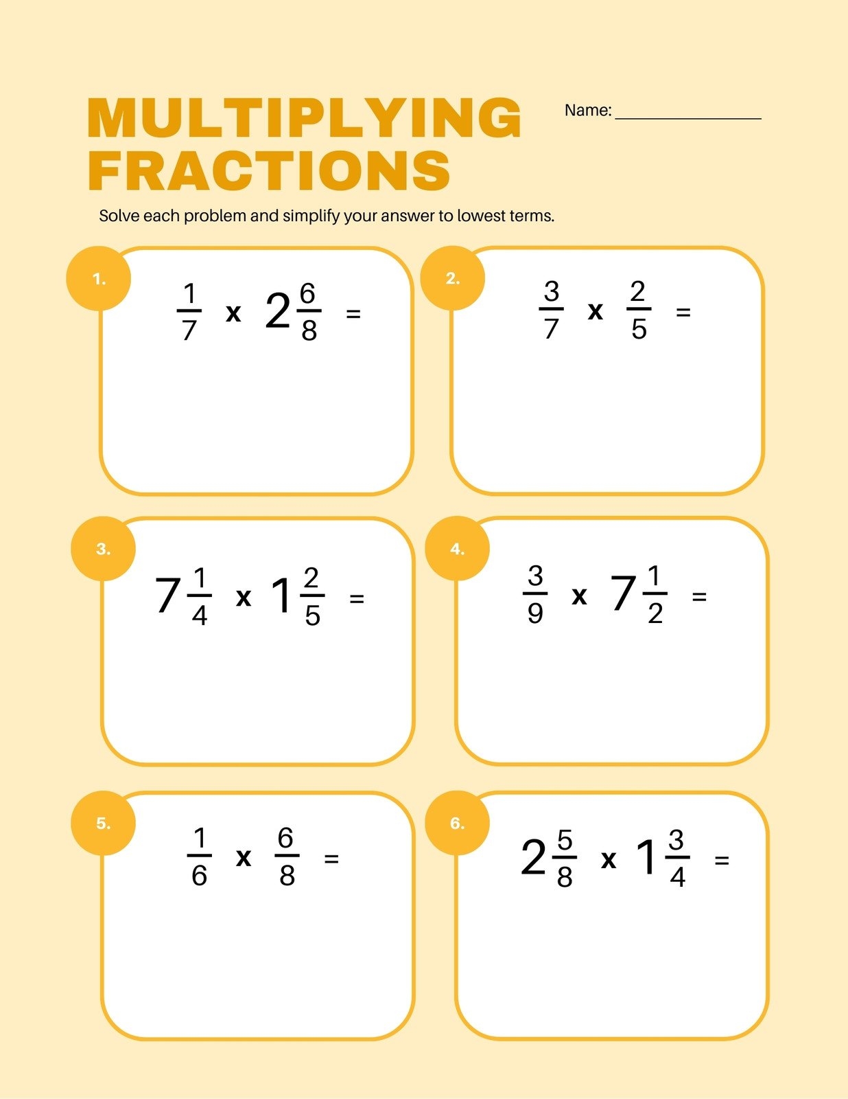 Free To Edit And Print Division Worksheet Templates Canva