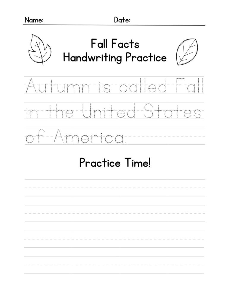 Free To Edit Autumn themed Worksheet Templates Canva