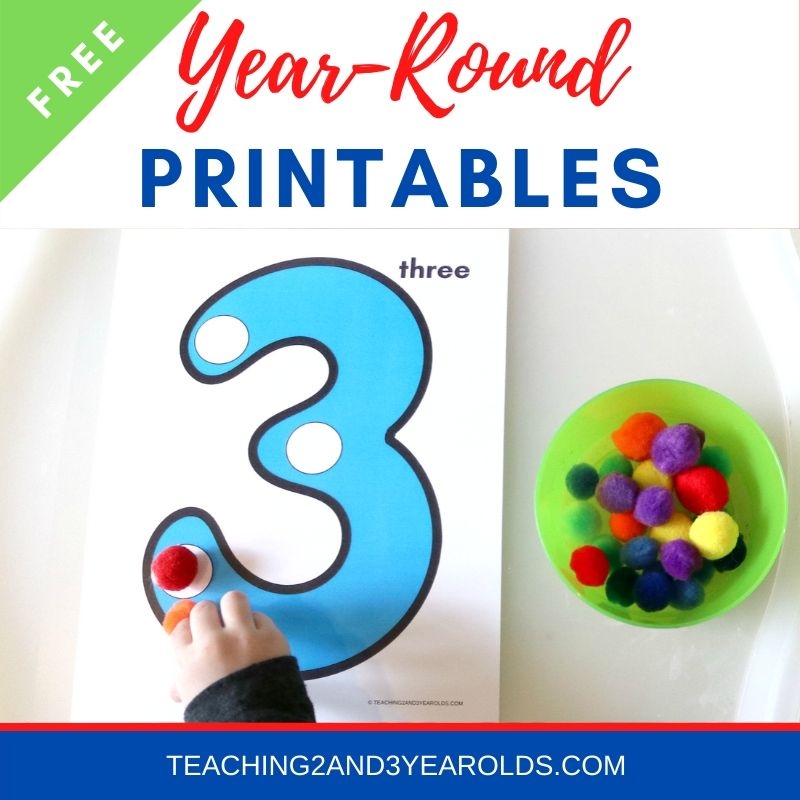 Free Toddler And Preschool Printables For Year Round