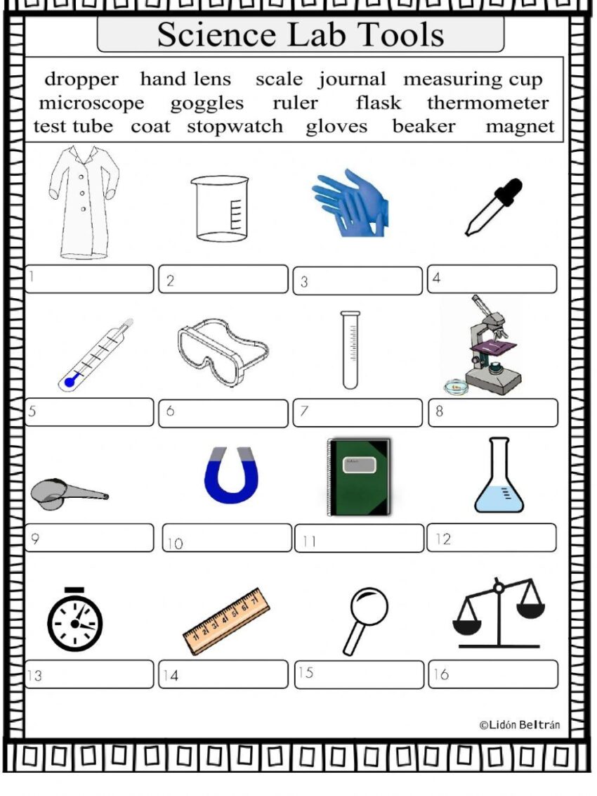 Free Tools Of Science Worksheet Download Free Tools Of Science Worksheet Png Images Free Worksheets On Clipart Library