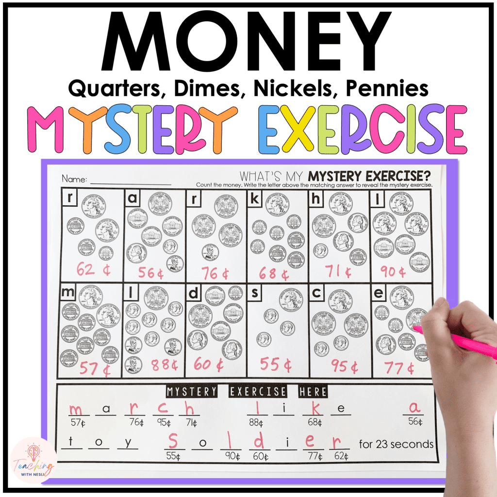 FREE Touch Money Chart You Can Use With Your Students Today FREE Touch Money Chart You Can Use With Your Students Today