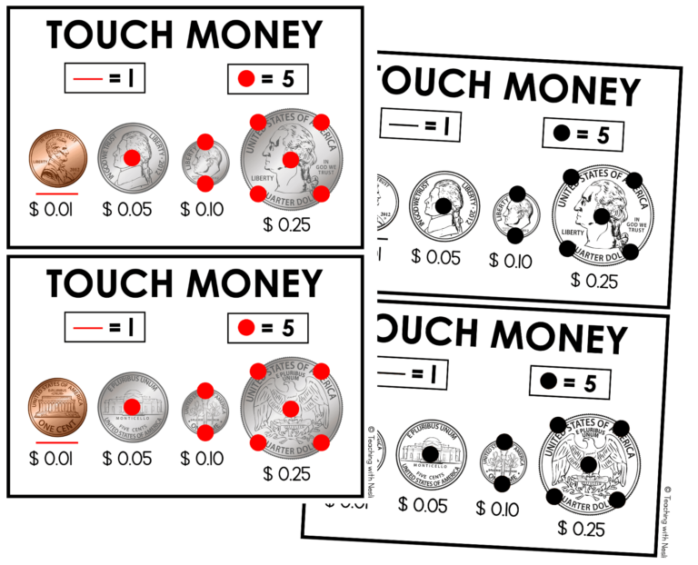FREE Touch Money Chart You Can Use With Your Students Today 