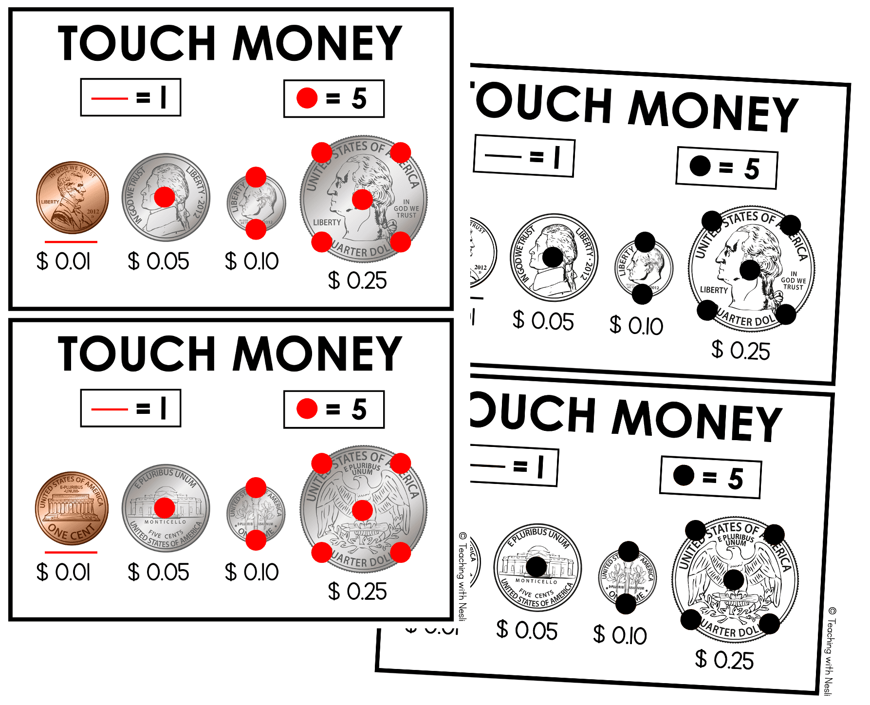 FREE Touch Money Chart You Can Use With Your Students Today FREE Touch Money Chart You Can Use With Your Students Today