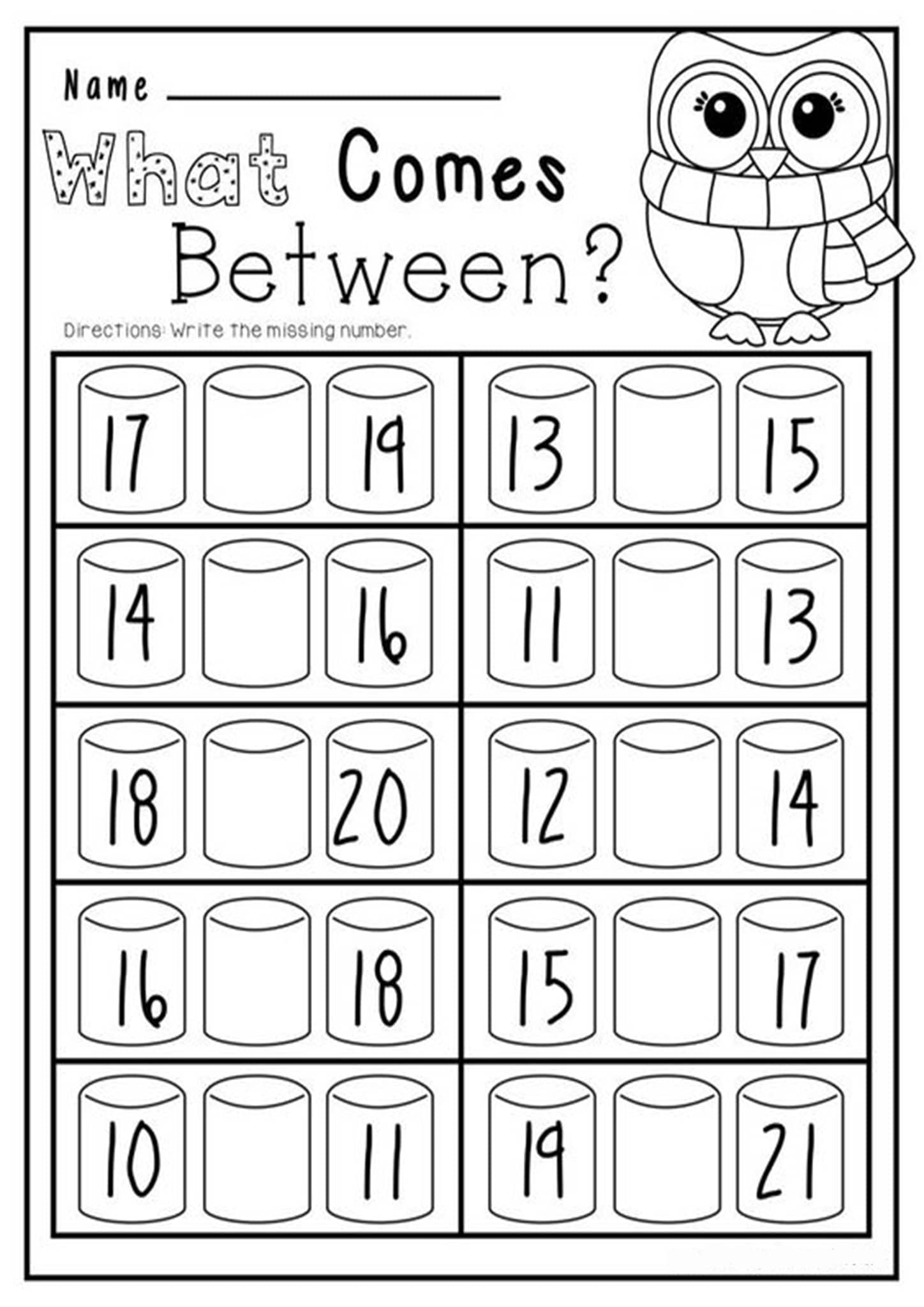 Free U0026 Fun Missing Number Worksheets Tulamama Worksheets Library