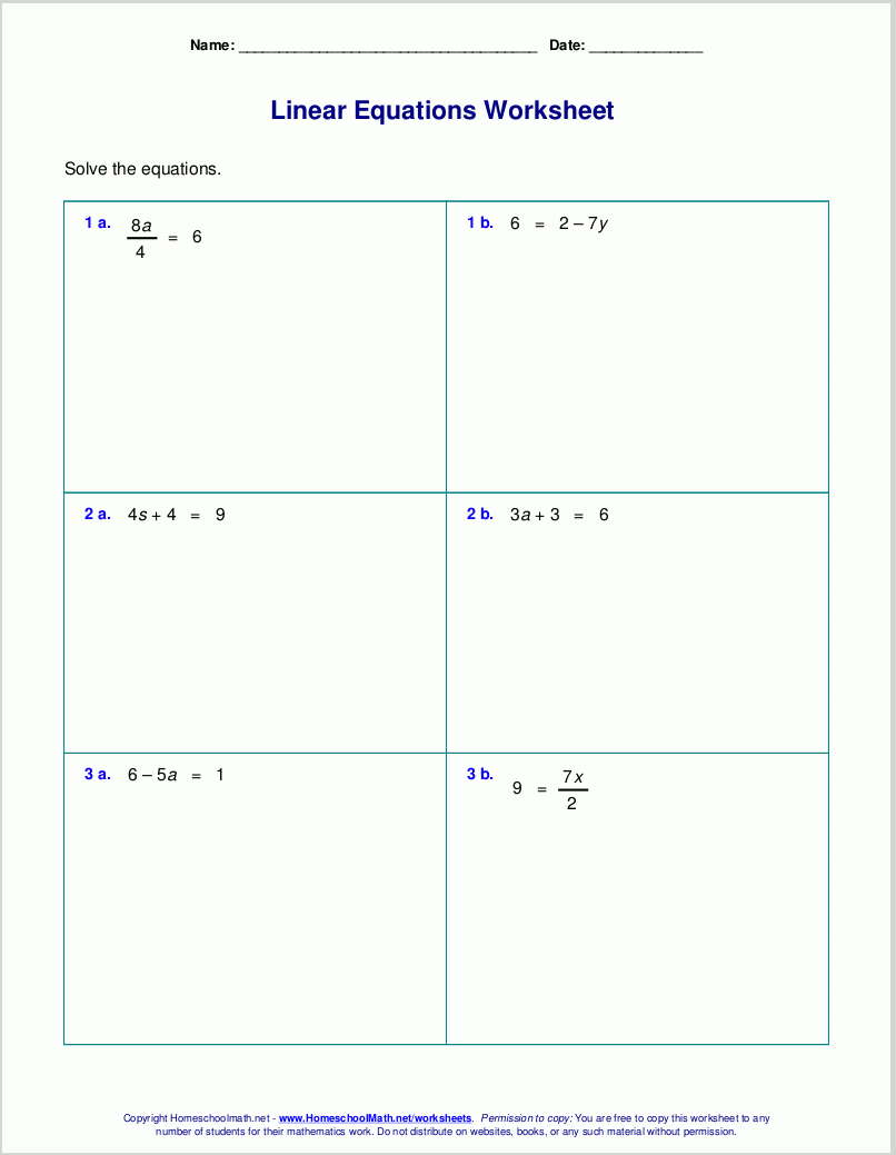 Pre Algebra Math Worksheets Pre Algebra Math Worksheets