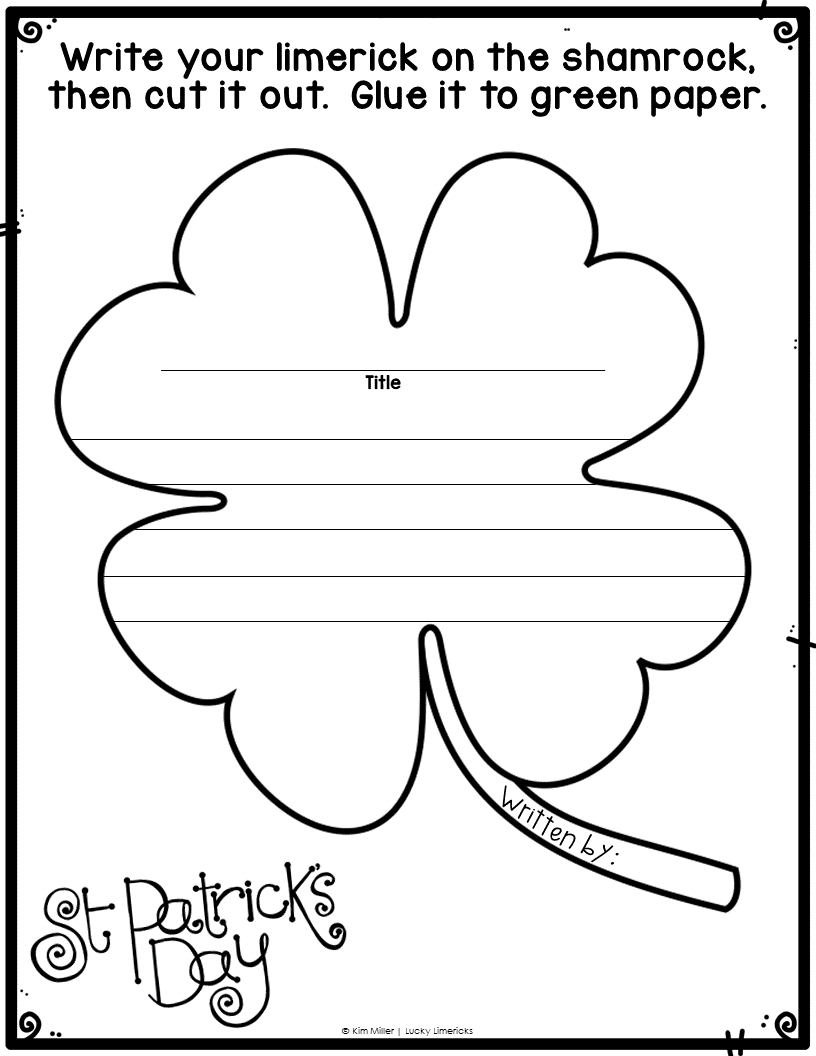 FREE Writing Limericks St Patrick s Day Writing Poetry Activity Bulletin Board Craft A Love Of Teaching Kim Miller FREE Writing Limericks St Patrick s Day Writing Poetry Activity Bulletin Board Craft A Love Of Teaching Kim Miller
