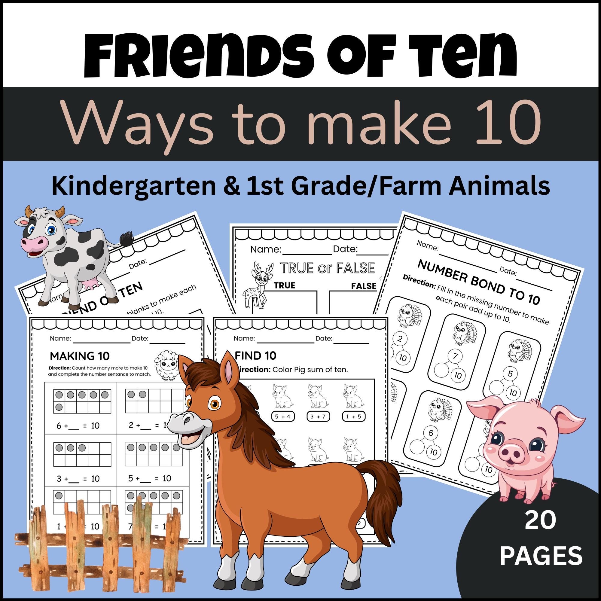 Making Ten Printable Worksheet