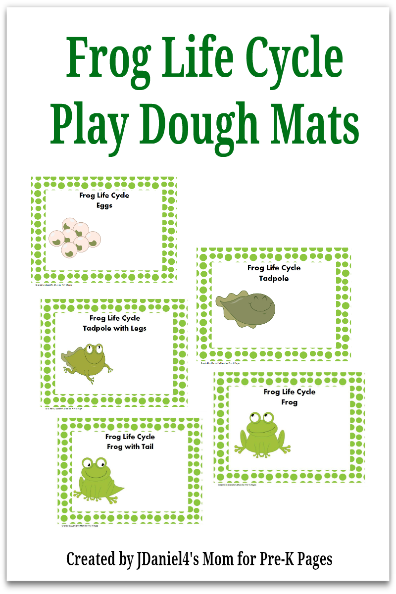 Frog Life Cycle Play Dough Activity Pre K Pages Frog Life Cycle Play Dough Activity Pre K Pages