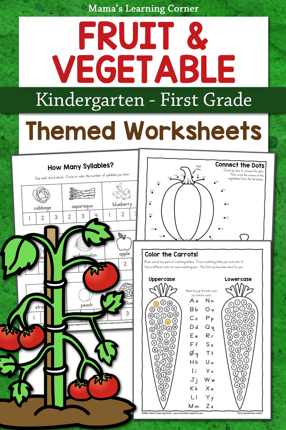 Fruit And Vegetable Worksheets For Kindergarten 1st Grade Mamas Learning Corner Fruit And Vegetable Worksheets For Kindergarten 1st Grade Mamas Learning Corner