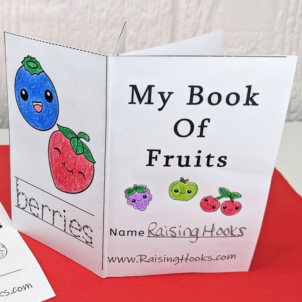 Fruit U0026 Vegetable Tracing And Coloring Mini Book A Free Printable For Kids Raising Hooks Fruit U0026 Vegetable Tracing And Coloring Mini Book A Free Printable For Kids Raising Hooks