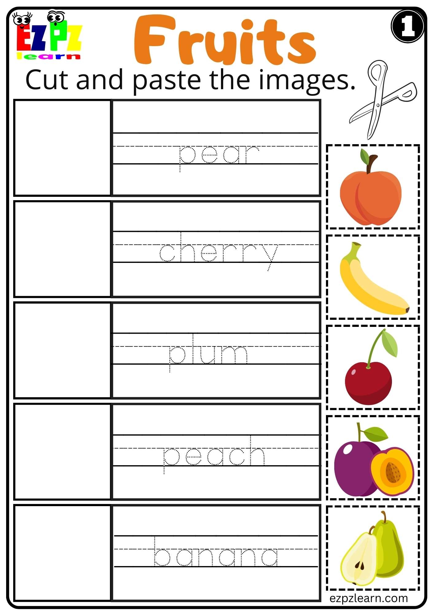 Kindergarten Printable Worksheets Cut And Paste Kindergarten Printable Worksheets Cut And Paste