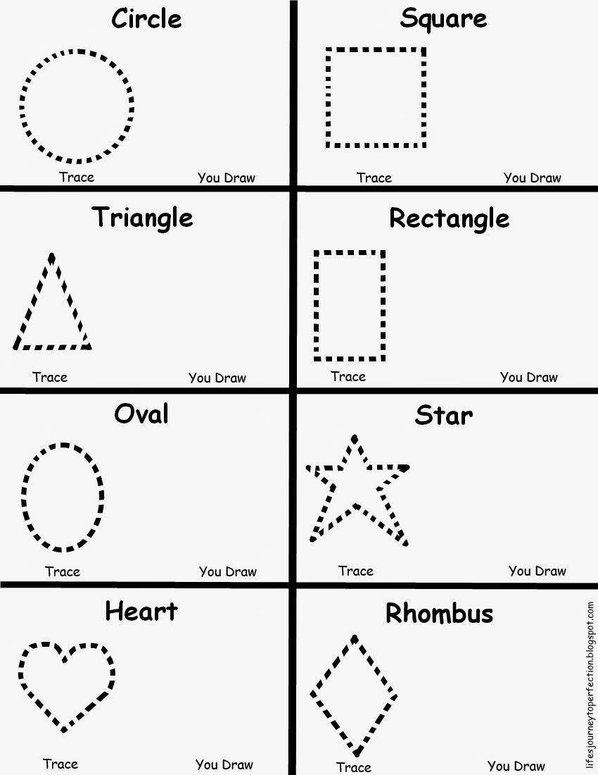 Printable Shapes For Preschool
