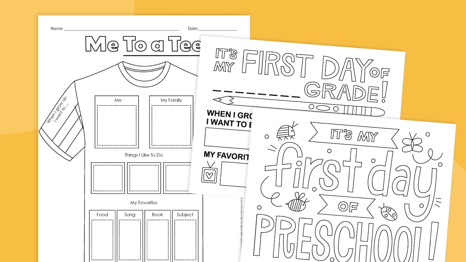 Free School Worksheets 1st Grade