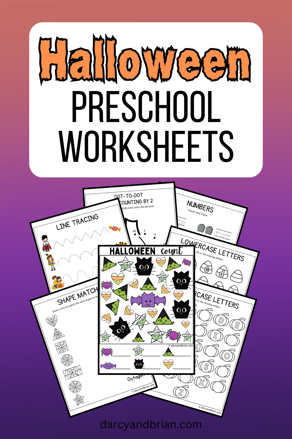 Fun Halloween Pre K Worksheets Free Preschool Printables