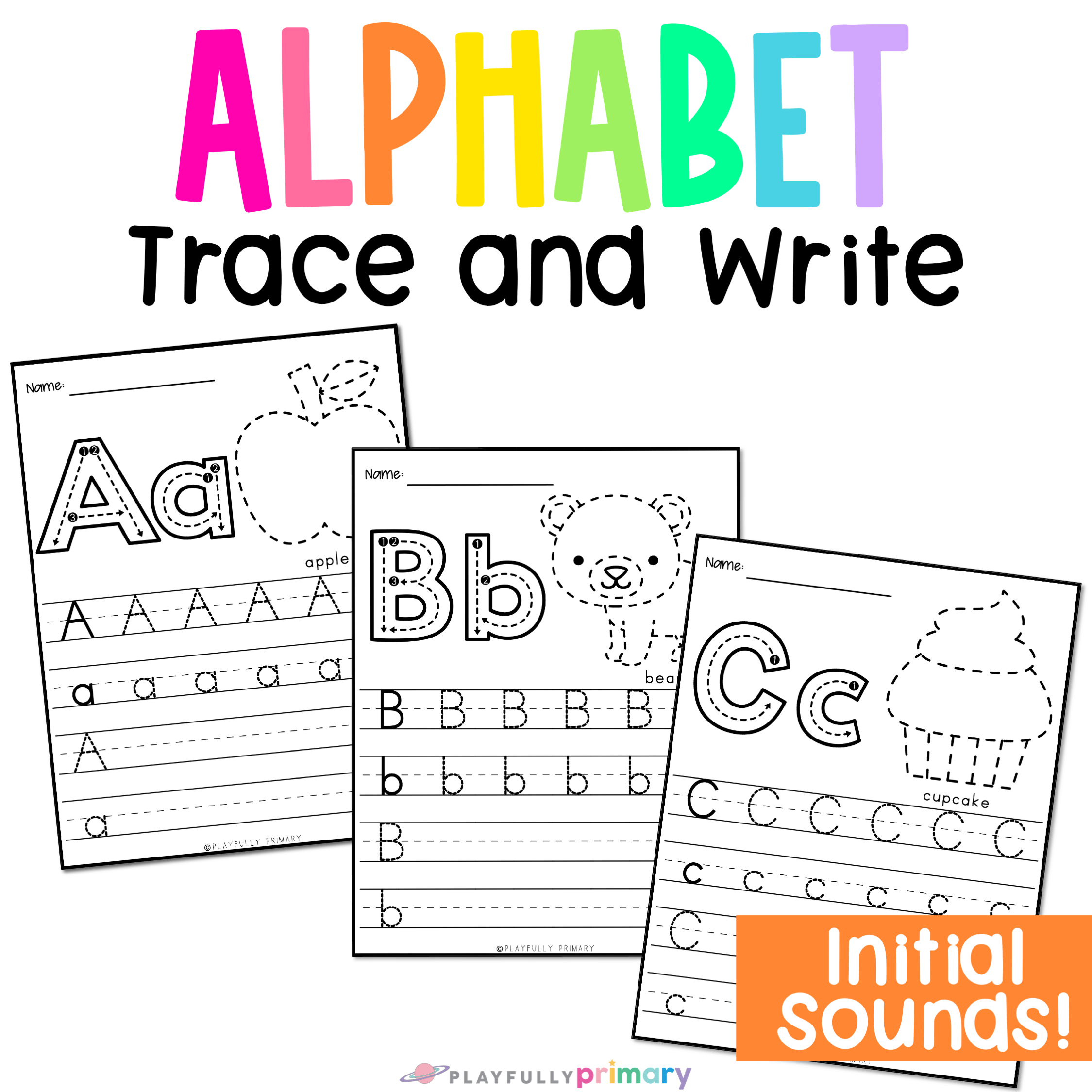 Fun Kindergarten Handwriting Practice Sheets Playfully Primary Fun Kindergarten Handwriting Practice Sheets Playfully Primary