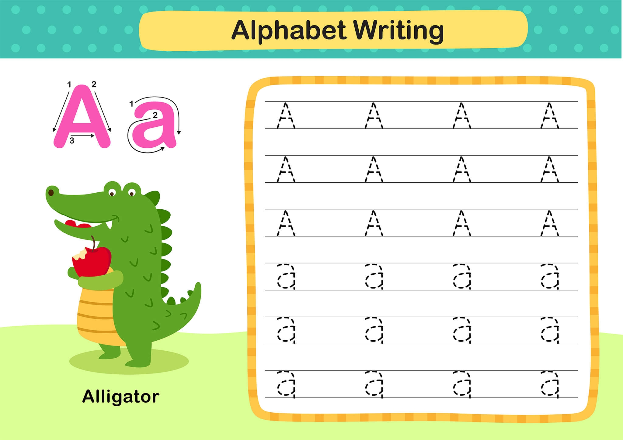 Free Printable Abc Tracing Worksheet