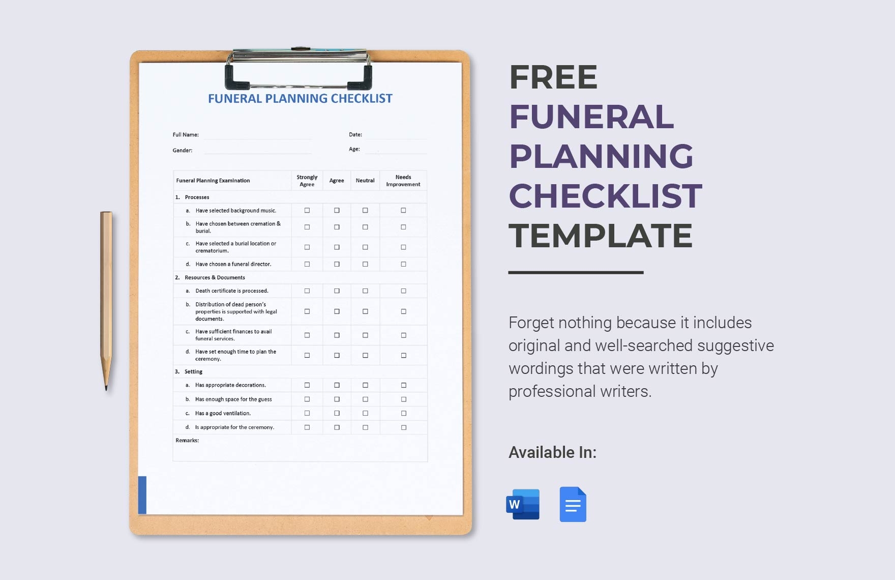 Funeral Planning Checklist Template In Pages Word PDF Google Docs Download Template Funeral Planning Checklist Template In Pages Word PDF Google Docs Download Template