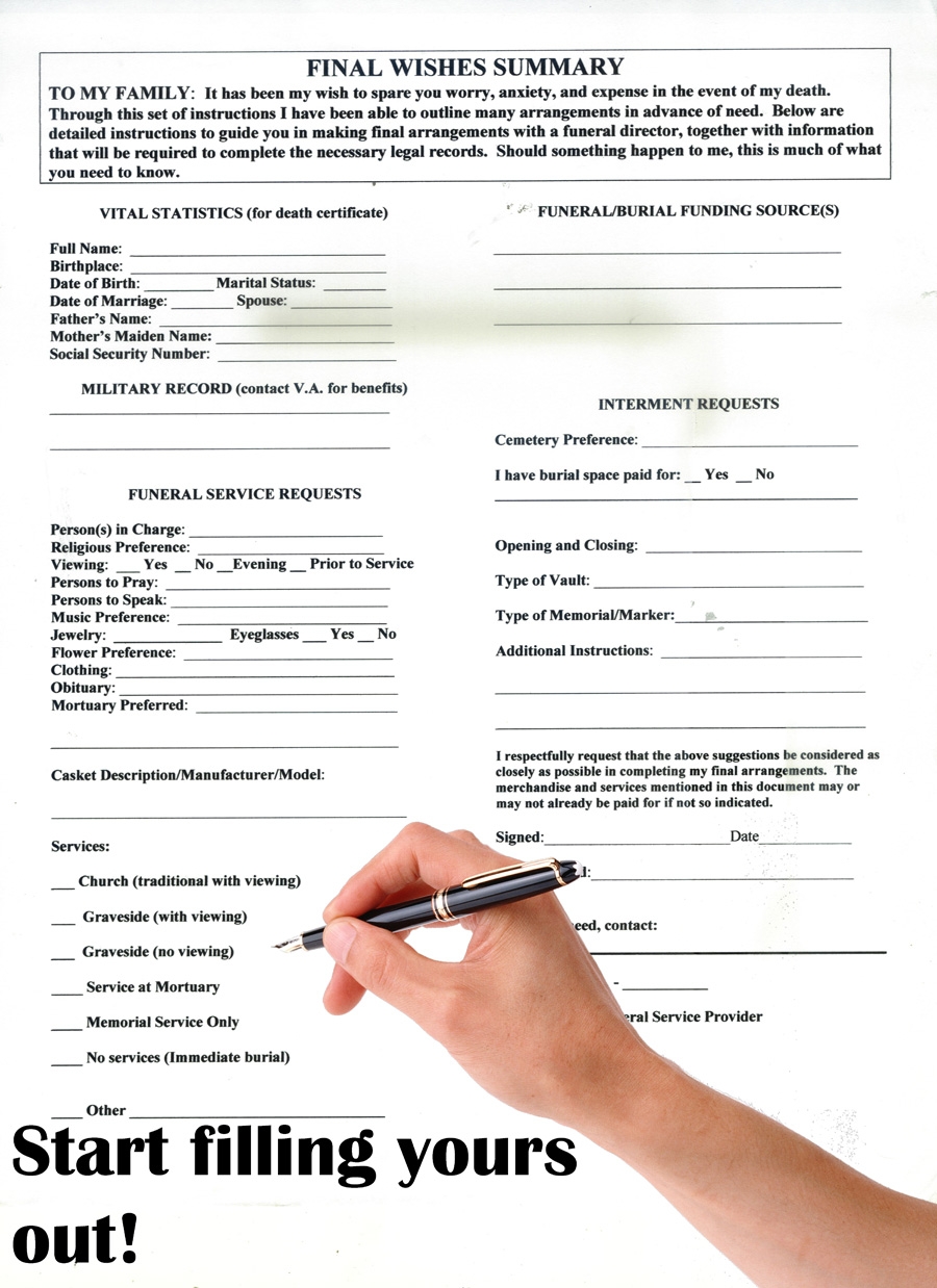 Free Printable Funeral Planning Worksheet Free Printable Funeral Planning Worksheet