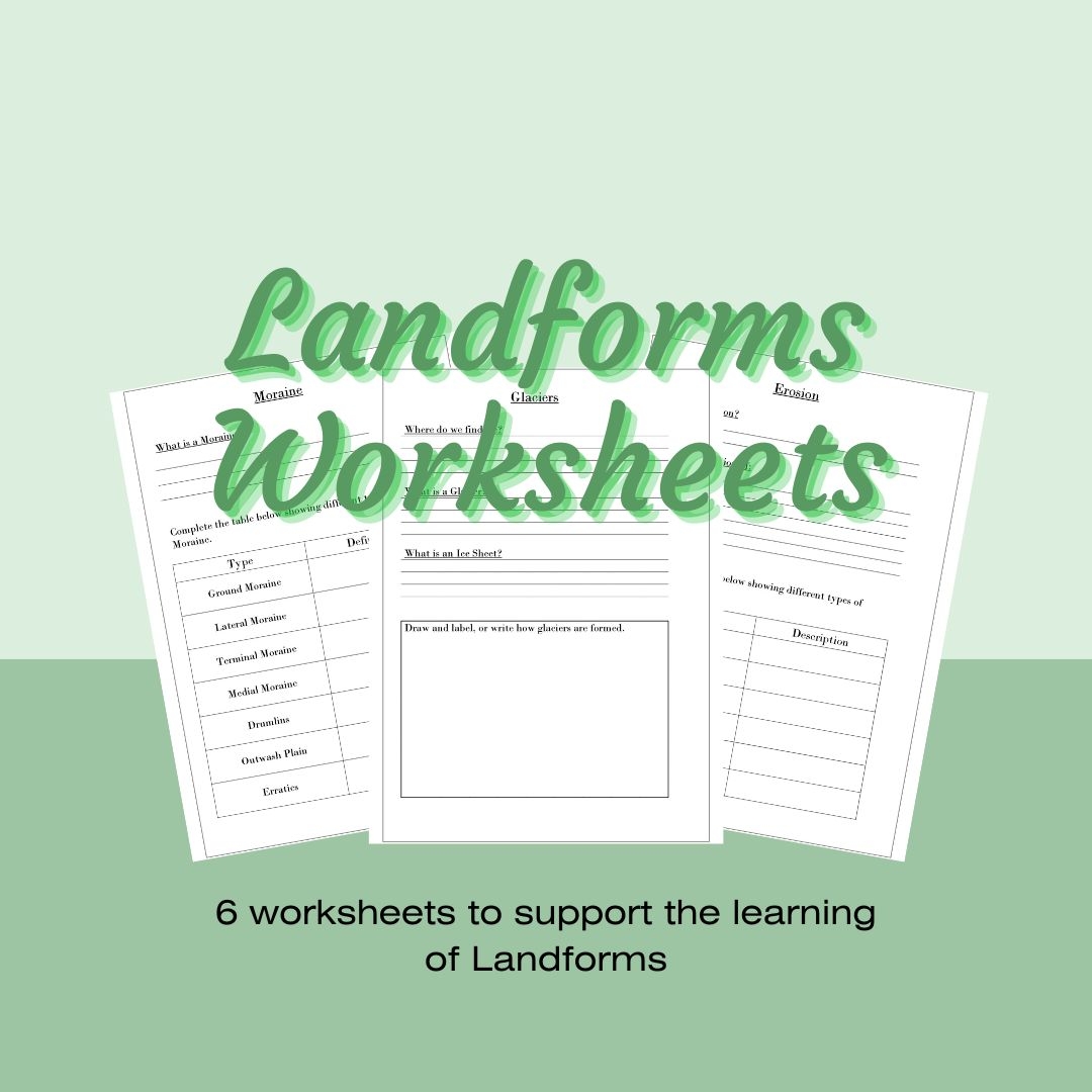 Geography Landforms Worksheets Made By Teachers Geography Landforms Worksheets Made By Teachers