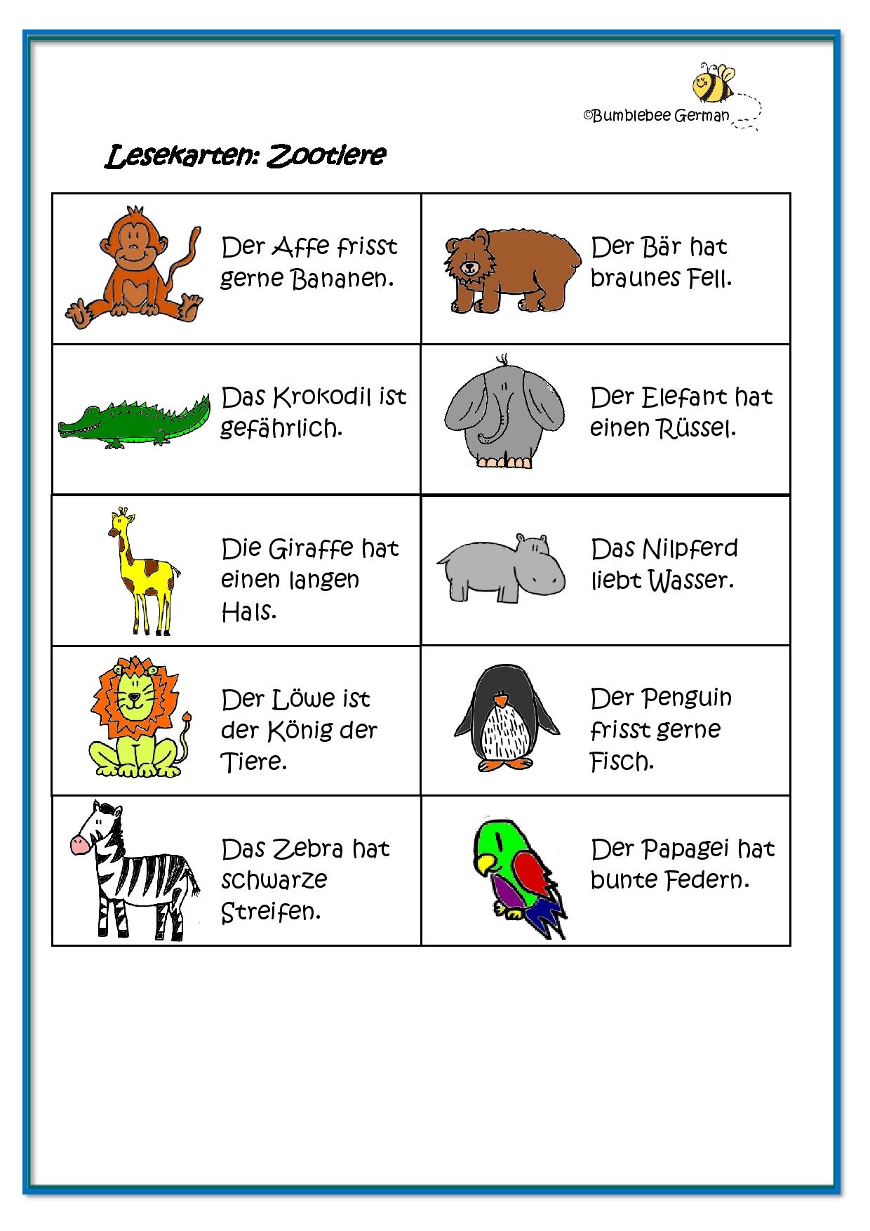 German Basic Printable Preschool German Basic Printable Preschool