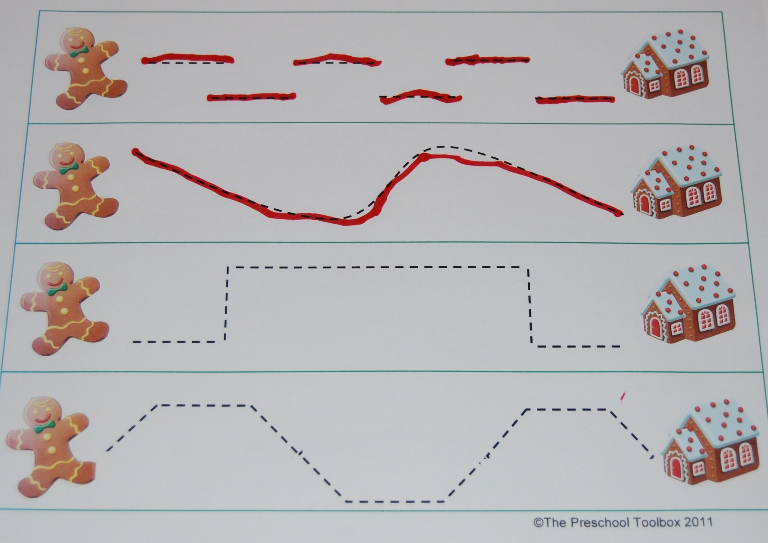 Gingerbread Man Preschool Printables