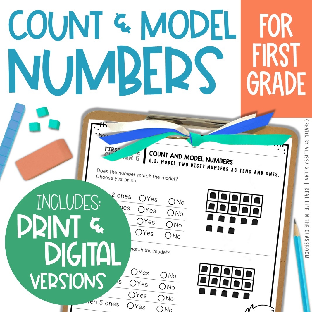 Go Math Chapter 6 Count U0026 Model Numbers First Grade