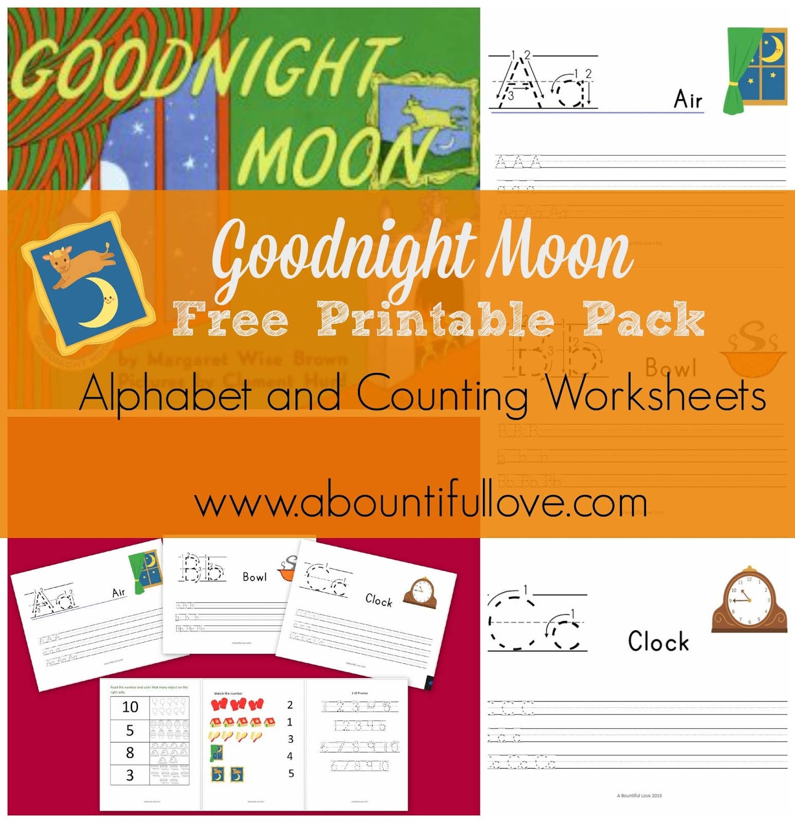 Goodnight Moon Free Printable Pack A Bountiful Love