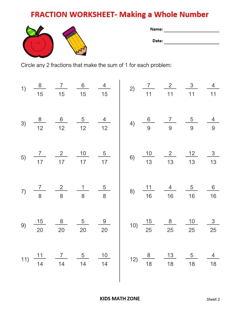 Math Grade 2 Worksheets
