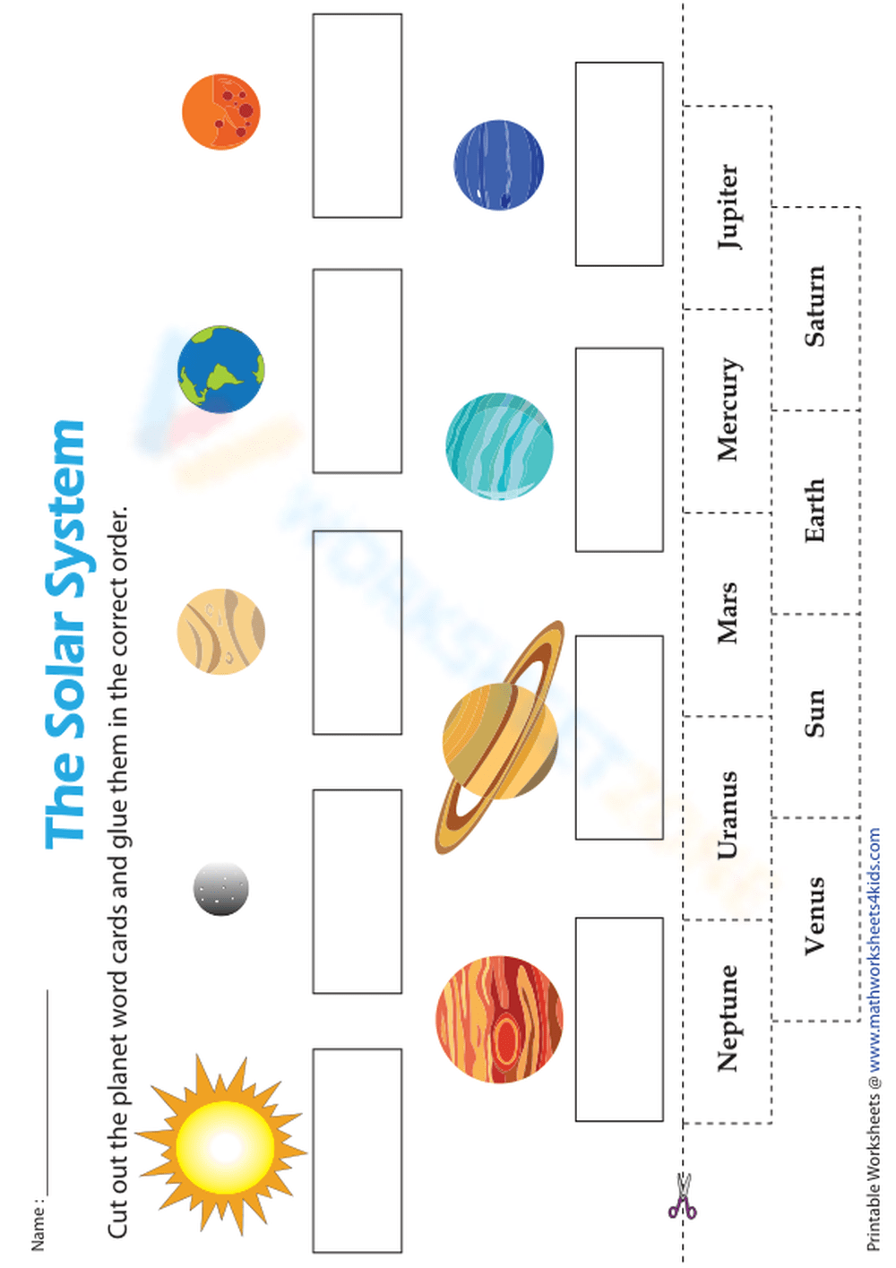 Grade 2 Space And The Solar System Worksheets