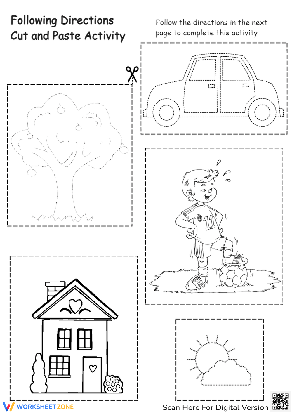 Free Following Directions Worksheets Third Grade