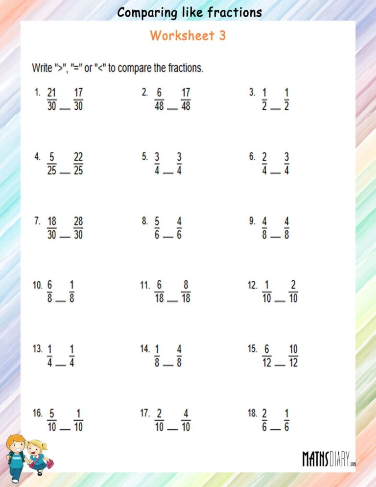 Grade 3 Math Worksheets