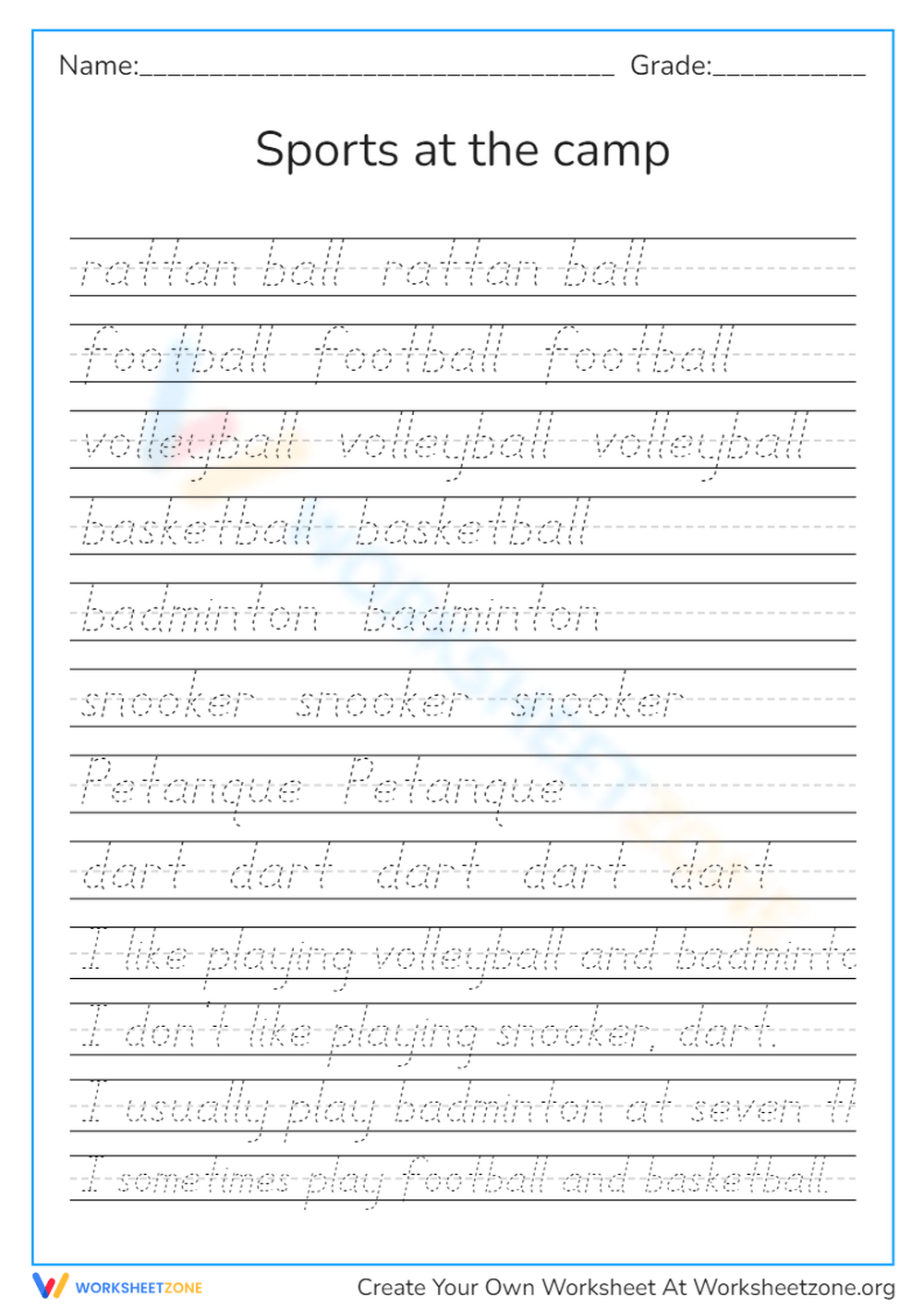 3rd Grade Printable Writing Worksheets 3rd Grade Printable Writing Worksheets