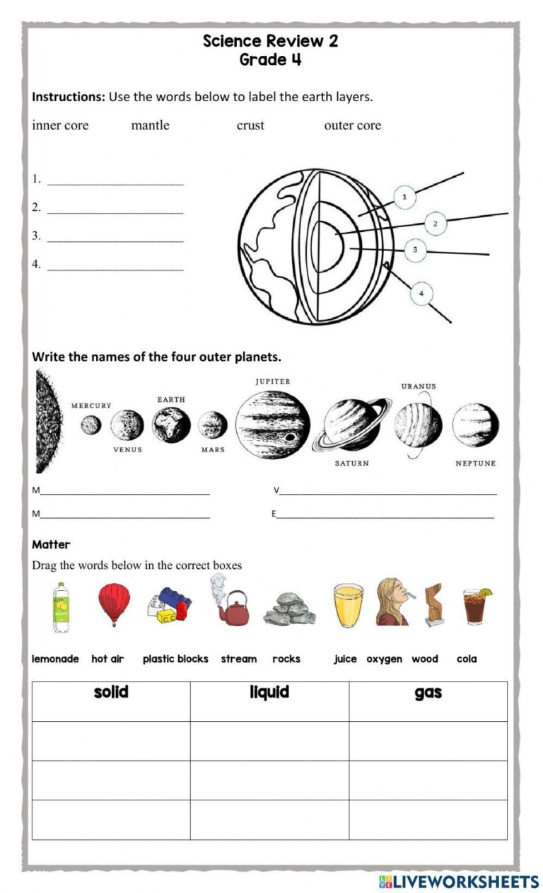 Grade 4 Science Fusion Fun To Learn Free Worksheets Facebook Worksheets Library