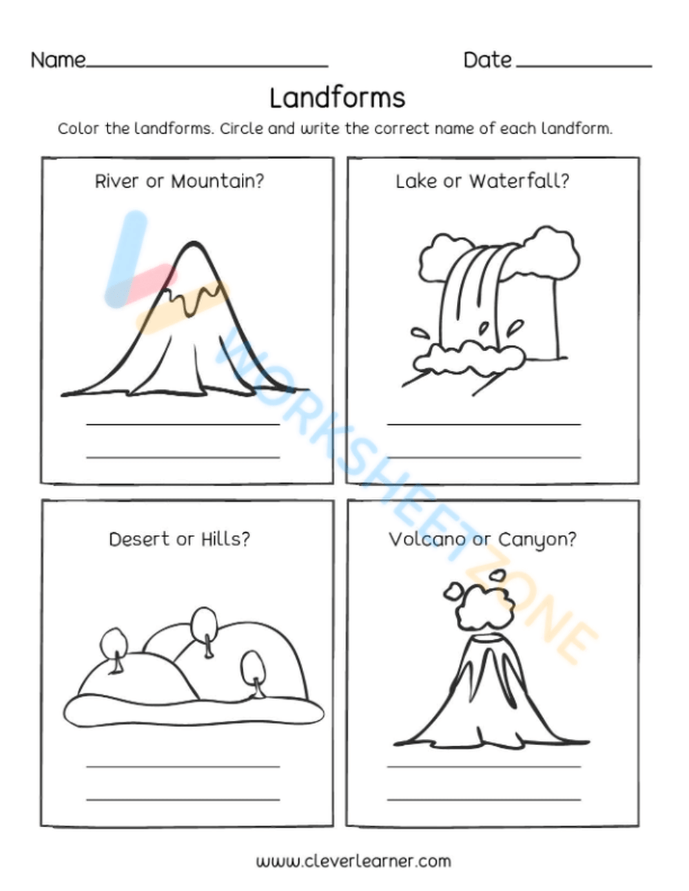 Grade 5 Landforms Worksheets 2024 Worksheets Library