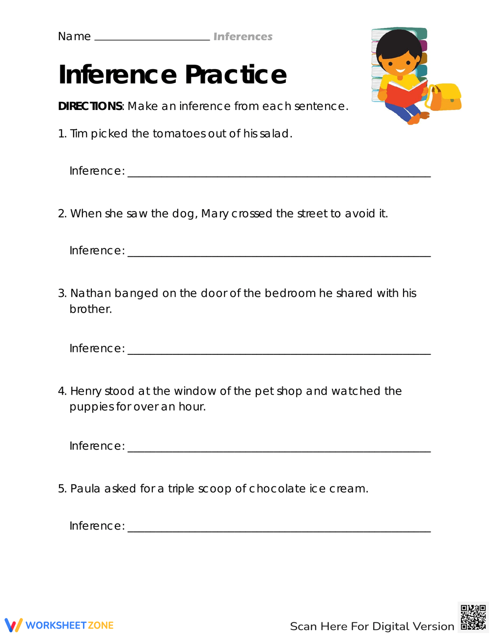 Inference Worksheets 5th Grade Free Inference Worksheets 5th Grade Free