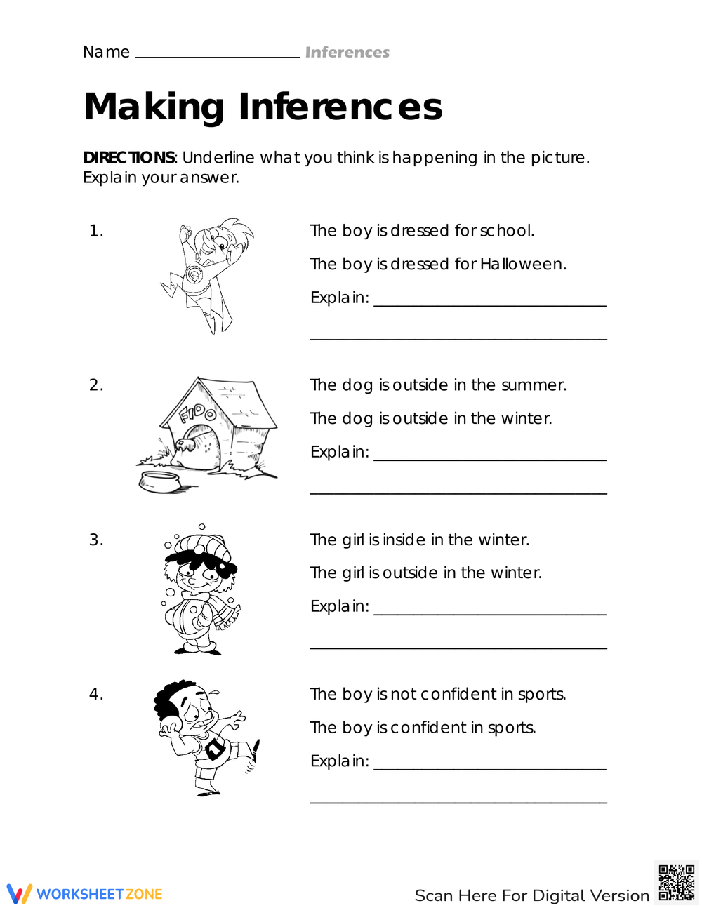 Grade 5 Making Inferences Worksheets Grade 5 Making Inferences Worksheets