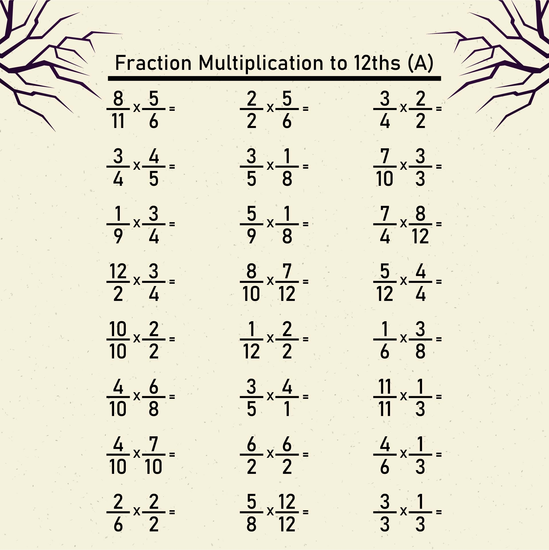 Math Worksheets Free Printable 6th Grade