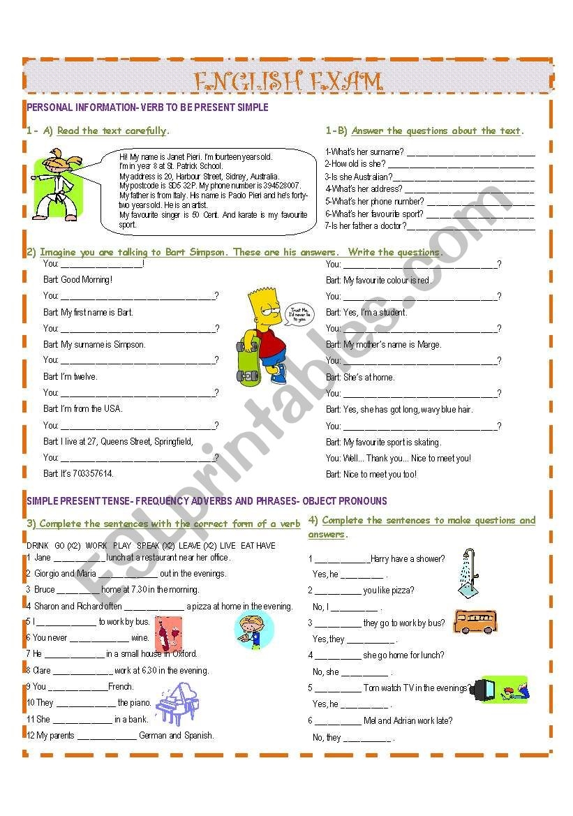 GRAMMAR WORKSHEET ESL Worksheet By Meuge GRAMMAR WORKSHEET ESL Worksheet By Meuge