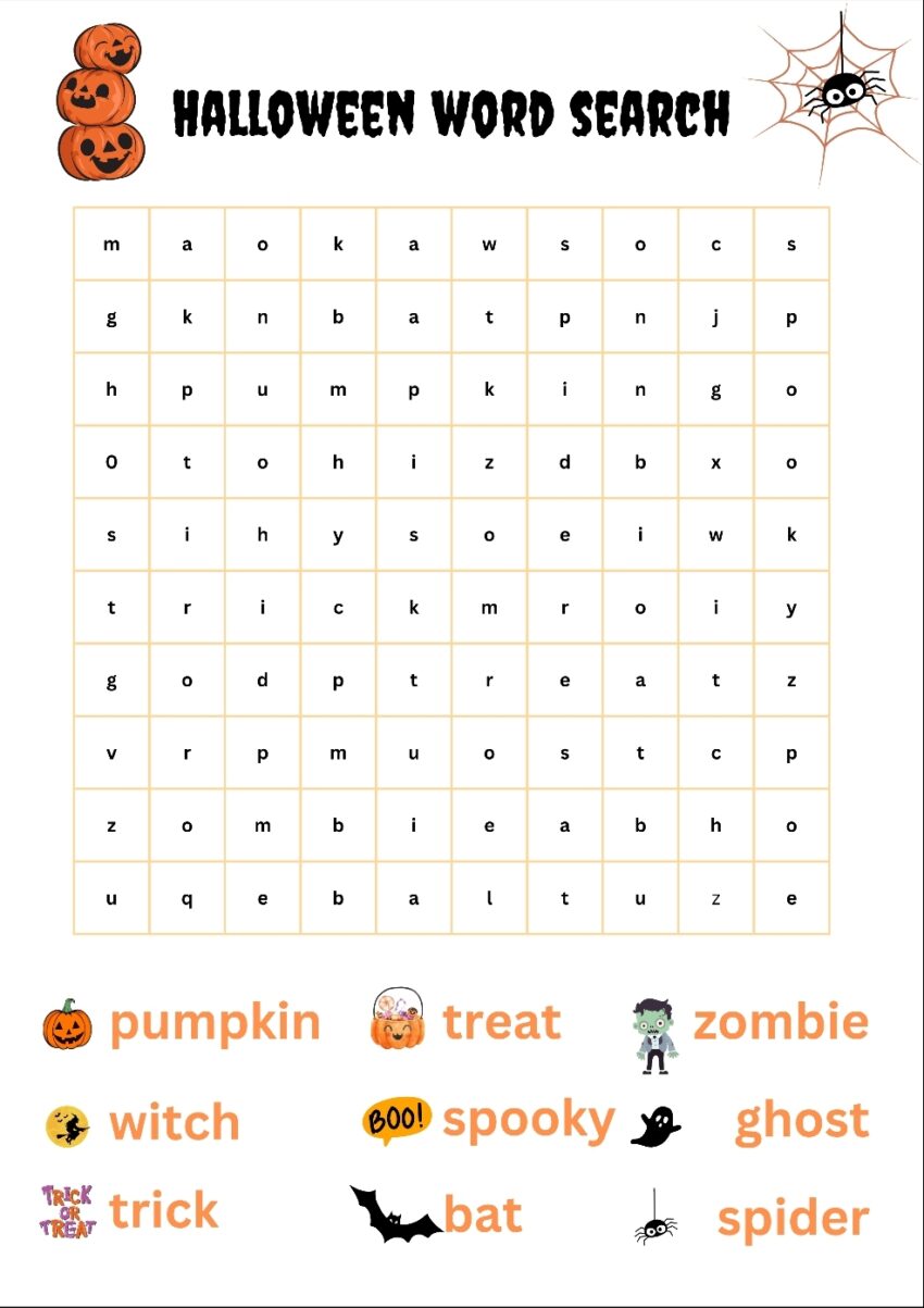 Halloween Activity Printable Sheets For Children The Parenting Daily