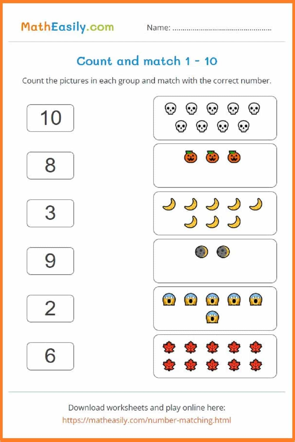 Math Worksheets For Kindergarten Online Free