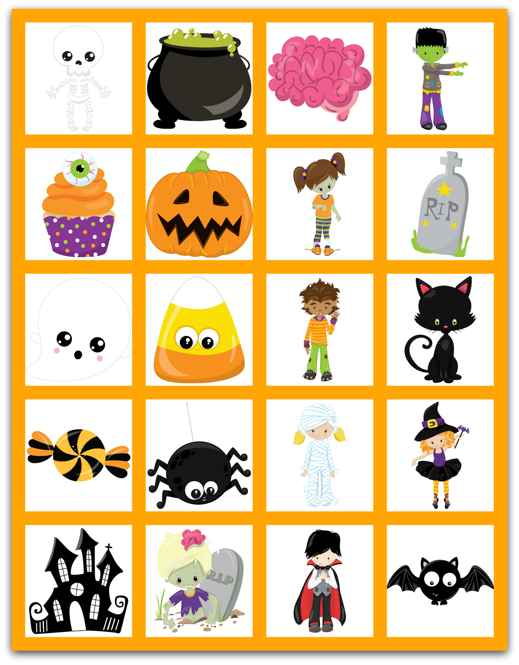 Halloween Memory Game Free Printable Extreme Couponing Mom Halloween Memory Game Free Printable Extreme Couponing Mom