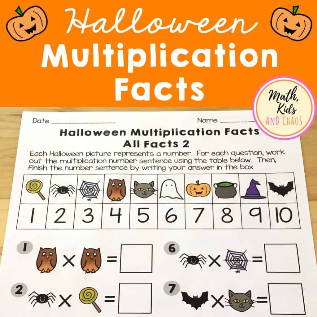 Halloween Multiplication Worksheets Math Kids And Chaos Halloween Multiplication Worksheets Math Kids And Chaos