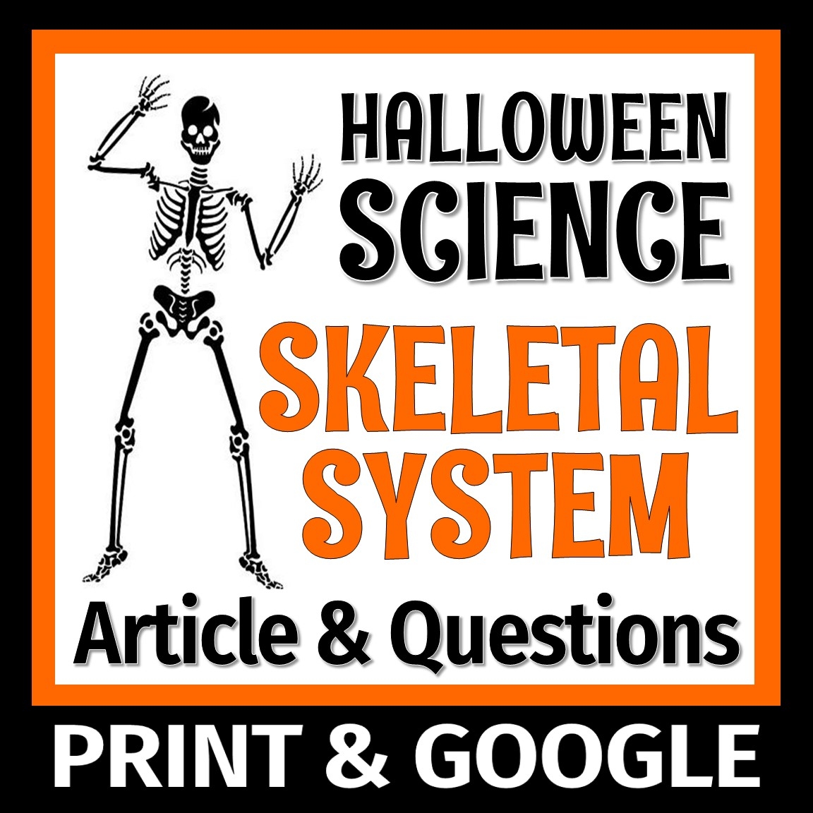 Halloween Science Reading Passage Skeletal System And Bones Flying Colors Science Halloween Science Reading Passage Skeletal System And Bones Flying Colors Science