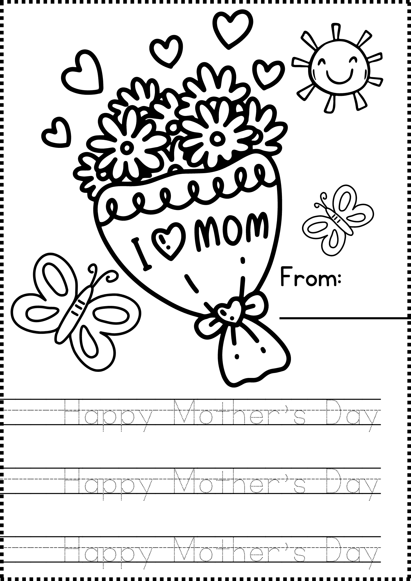 Free Preschool Mother's Day Printables Free Preschool Mother's Day Printables