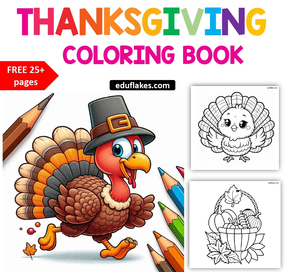 Happy Thanksgiving Coloring Pages 25 Free Printables Eduflakes Happy Thanksgiving Coloring Pages 25 Free Printables Eduflakes
