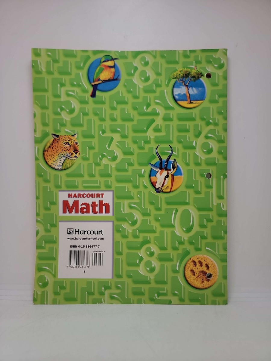 Harcourt Math Practice Workbook Grade 5 EBay Harcourt Math Practice Workbook Grade 5 EBay