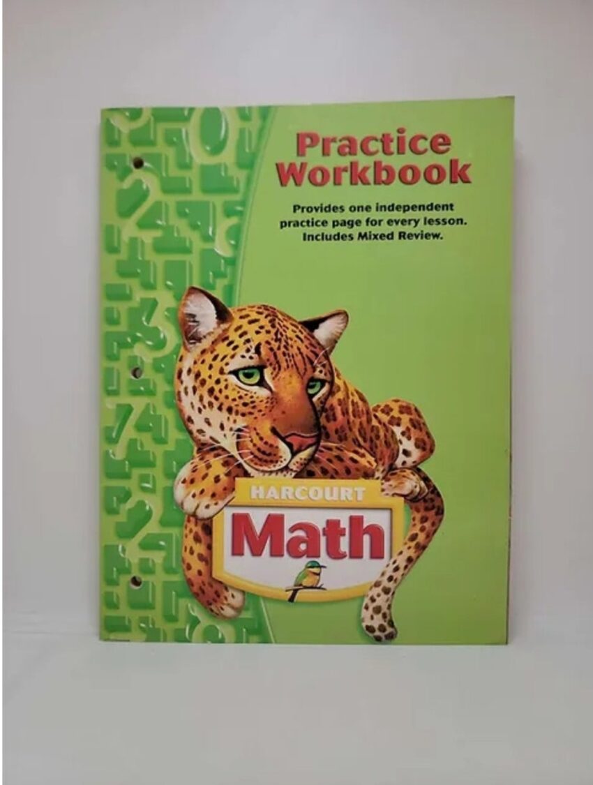 Harcourt Math Practice Workbook Grade 5 Teacher Edition Paperback April 1 2002 By Harcourt School Publishers Etsy