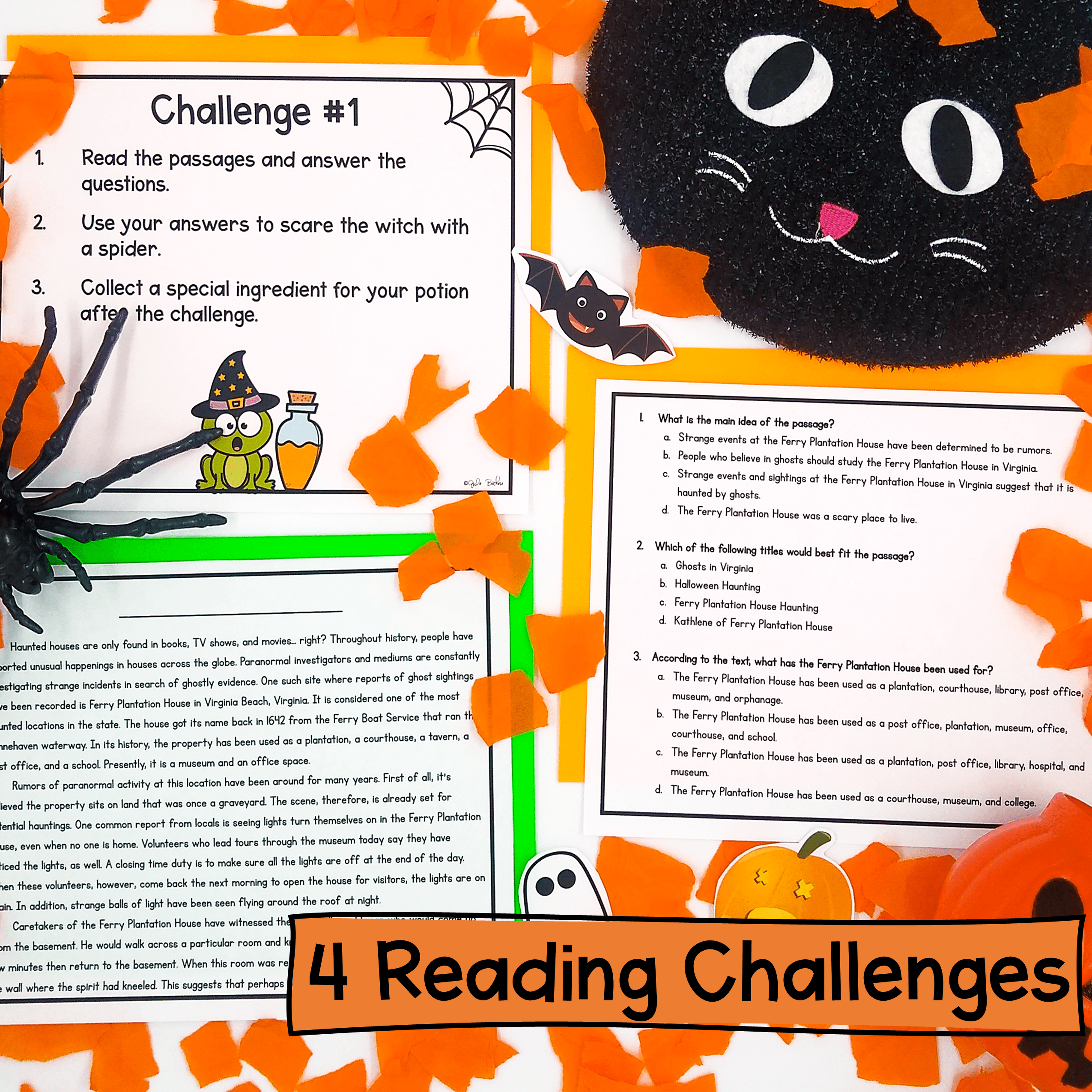 Halloween Reading Comprehension Worksheets Grade 4 Halloween Reading Comprehension Worksheets Grade 4